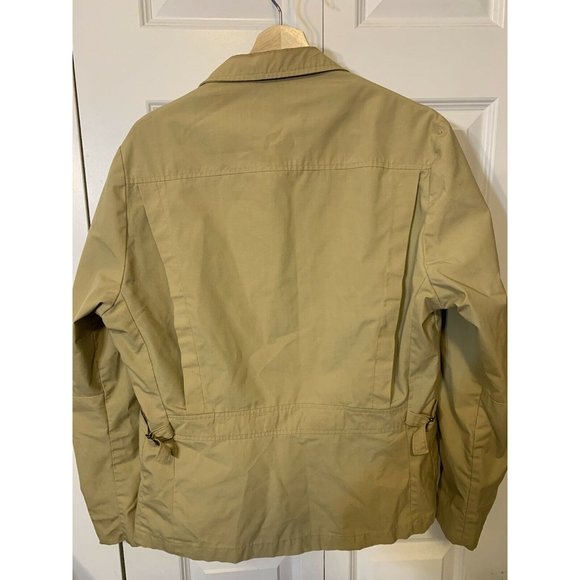 Vtg Robert Lewis Men’s Sz 40 Lined Vented Full Zip Front Jacket w/Pockets Beige - Picture 8 of 8